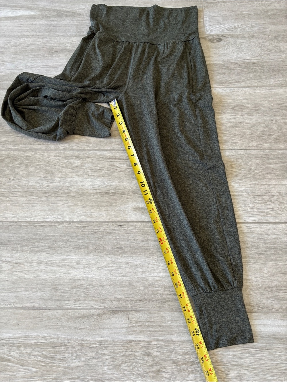 Aerie Green & Black Space Dye Super Soft Jogger Pants With Pockets Size S/P - Picture 7 of 10